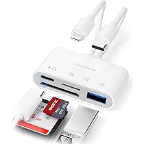 Amazon.co.jp: SDカードリーダー カメラリーダー 充電しながら